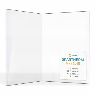 Spartherm MINI 2L-51 Glas - Kaminglas für Kaminofen