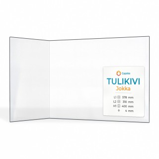 Tulikivi JOKKA Glas - Kaminglas für Kaminofen