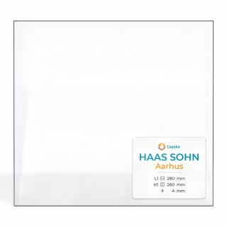 Haas Sohn AARHUS Glas - Prismatisch Kaminglas für Kaminofen