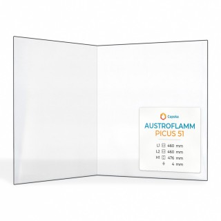 Austroflamm PICUS 51 Glass Panel for Wood Burning Stove