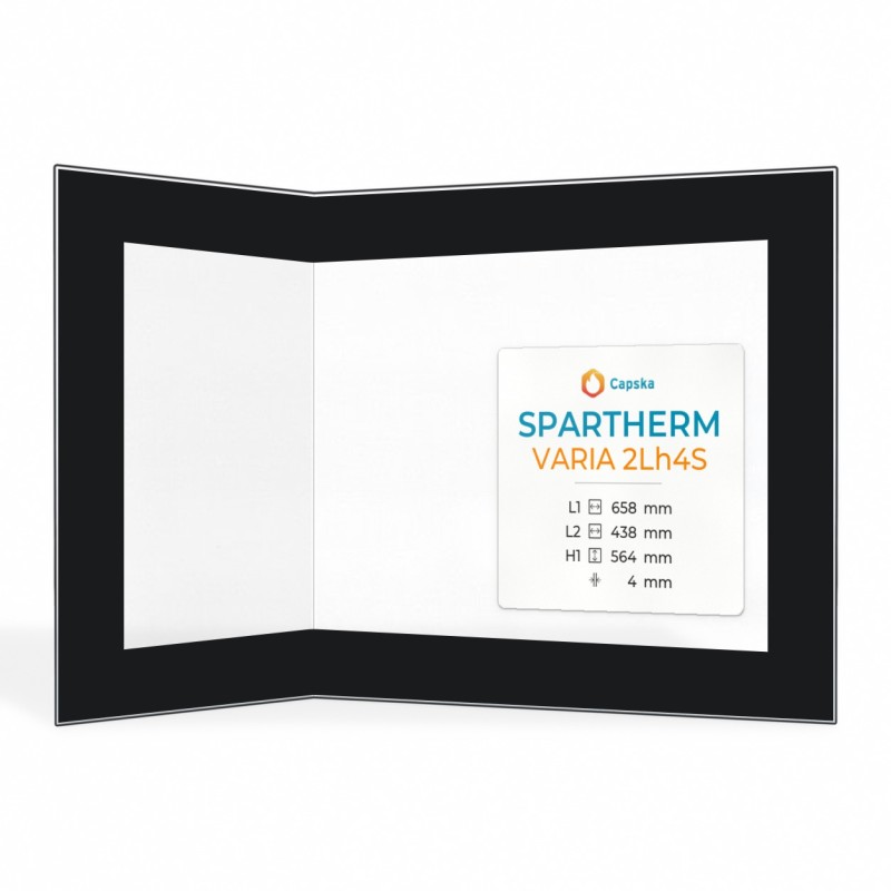 Spartherm VARIA 2LH4S Glass - Fireplace Insert Panel