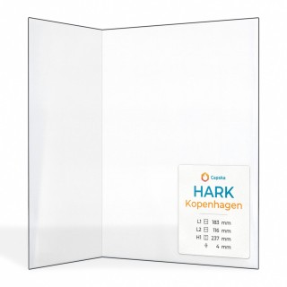Vitre Hark Kopenhagen - Verre Pliée pour poêle à bois