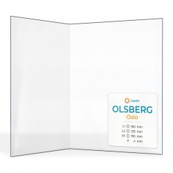 Vetro Olsberg OSLO - Vetro Piegato per stufa a legna