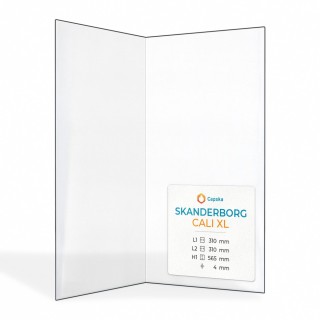 Skanderborg CALI XL Glass - Folded Glass Panel for Wood Burning Stove