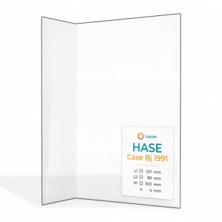 Vetro Hase CASE BJ 1991 - Vetro Piegato per stufa a legna