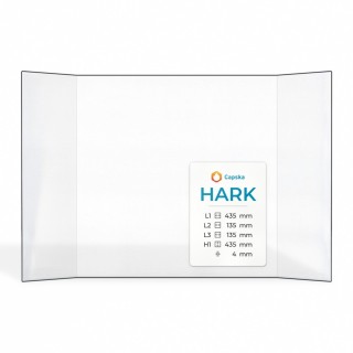 Hark Glass Panel for Fireplace Insert - Prismatic Design