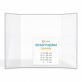 Spartherm SPEEDY Glass - Prismatic Panel for Fireplace Insert