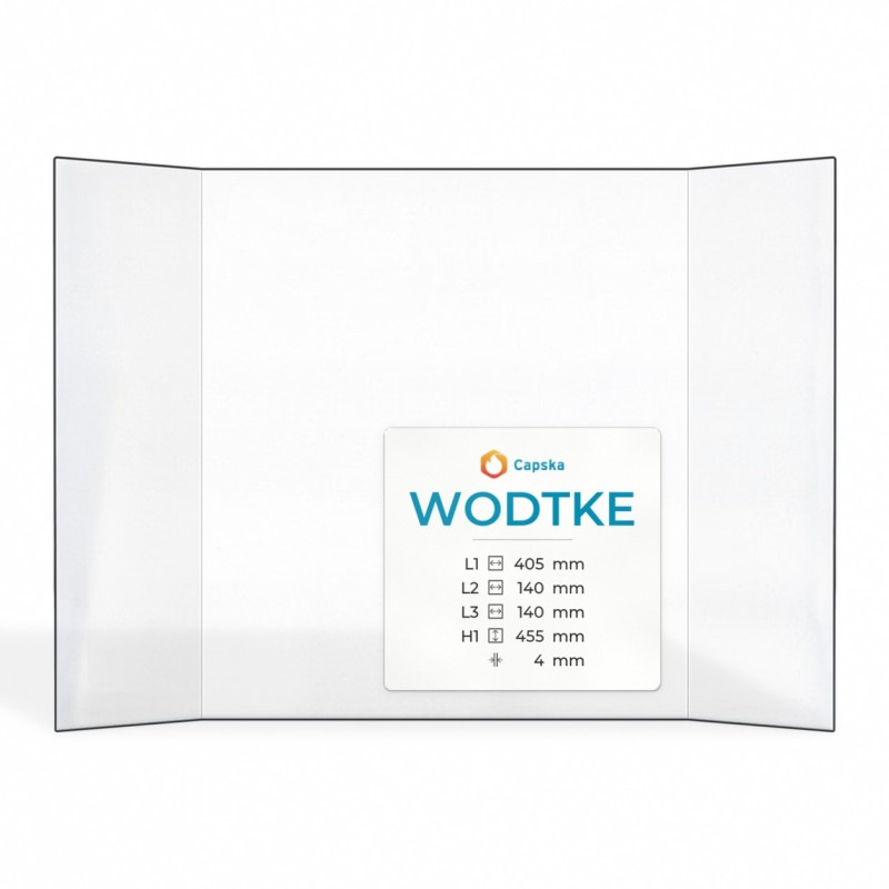 Wodtke LEVANTINO HK 04 Glass - Prismatic Fireplace Insert Panel