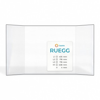 Ruegg SPARFLAMM (1992) Glas - Prismatisch Kaminglas