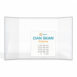 Vitre Dan Skan PRISMA - Verre Prismatique pour poêle à bois
