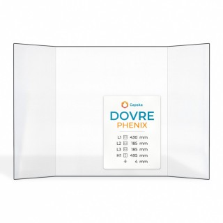 Vetro Dovre PHENIX - Vetro Prismatico per caminetto