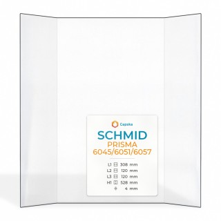 Vetro per inserto da camino Schmid Prisma 6045/6051/6057 - Vetro ceramico di alta qualità - Capska