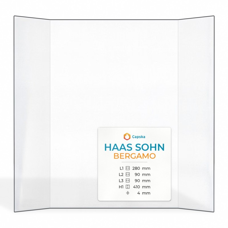 Haas sohn Bergamo Kaminglas Prismatisch -Ersatzteil - Capska