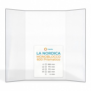 La Nordica MONOBLOCCO 600 PRISMATICO Glass - Prismatic Panel