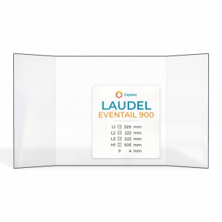 Vitre Laudel EVENTAIL 900 - Verre Prismatique pour insert