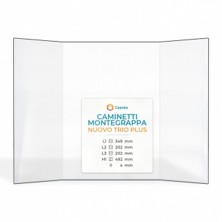 Vitre Caminetti Montegrappa NUOVO TRIO PLUS - Verre Prismatique pour insert