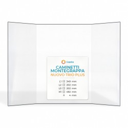 Vitre Caminetti Montegrappa NUOVO TRIO PLUS - Verre Prismatique pour insert