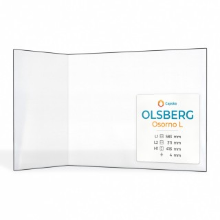 Vitre Olsberg OSORNO L - Verre Pliée pour insert