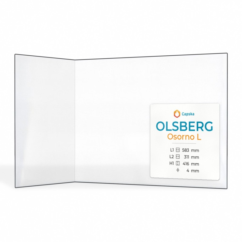 Vitre Olsberg OSORNO L - Verre Pliée pour insert