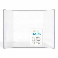 Hark Glass - Prismatic glass panel for wood burning stove