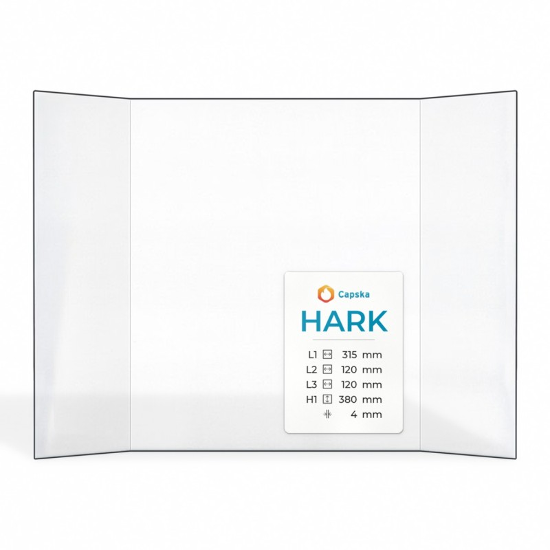 Vitre Hark - Verre Prismatique pour poêle à bois