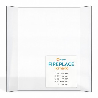 Fireplace Tornado Prismatic Glass for Fireplace Inserts - Capska