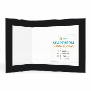 Spartherm VARIA 2L-5745 Glas - Kaminglas für Kaminofen