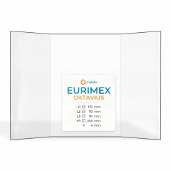 Vitre Eurimex OKTAVIUS - Verre Prismatique pour poêle à bois