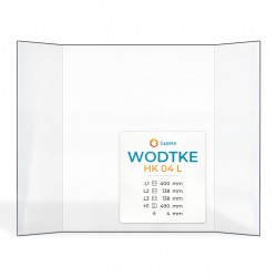 Wodtke HK 04 L Glas - Prismatisch Kaminglas für Kaminofen
