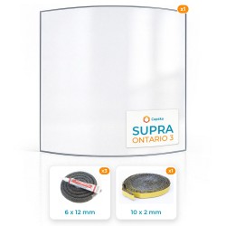 SUPRA ONTARIO 3 - Paket : Glas + Dichtung