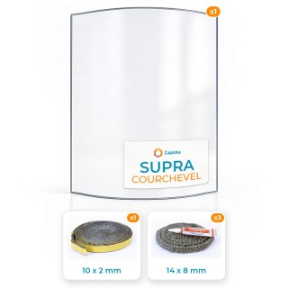 Vetro Supra COURCHEVEL - Resistente fino a 800°C