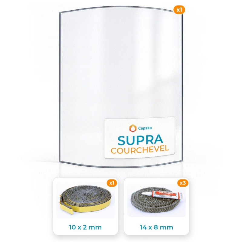 Verpackung Glas und Dichtung für SUPRA COURCHEVEL