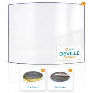 Deville PEGASE - Vitre Courbe + Joints