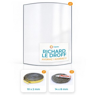 Richard Le Droff AVORIAZ Glass Panel - Order Online