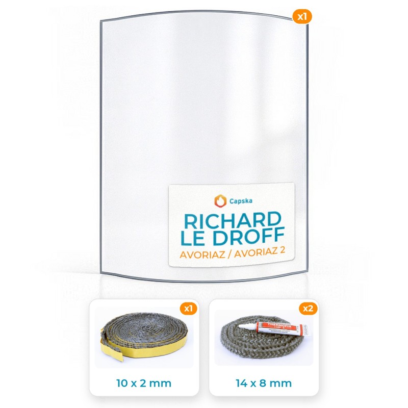 Vetro Richard Le Droff AVORIAZ / AVORIAZ 2 + Guarnizione