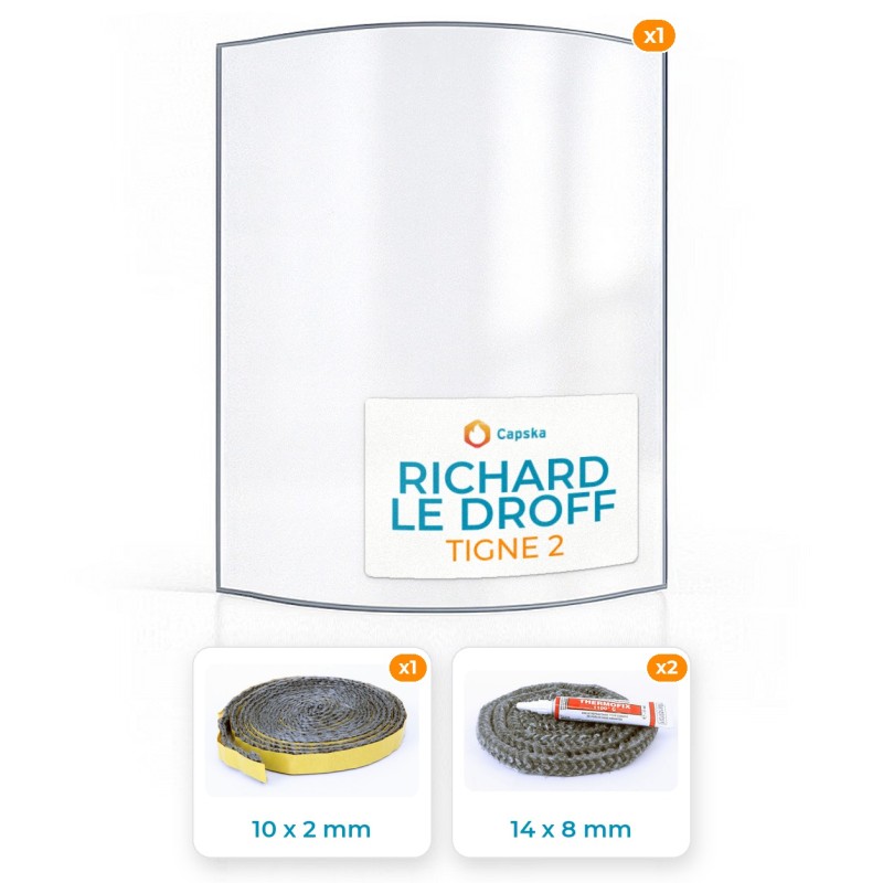 Buy Richard Le Droff TIGNE 2 Curved Glass Panel Online