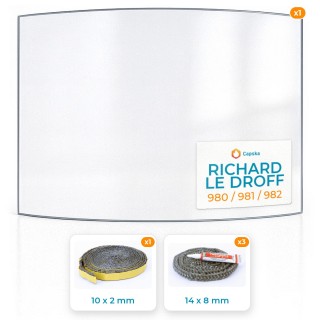 Pack Vitre Courbe Richard Le Droff 980 / 981 / 982