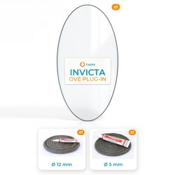 Invicta OVE PLUG-IN - Pack Vitre Ovale + Joints