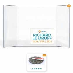 Richard Le Droff 5100 / 5101 / 5102 - Vetro + Guarnizione