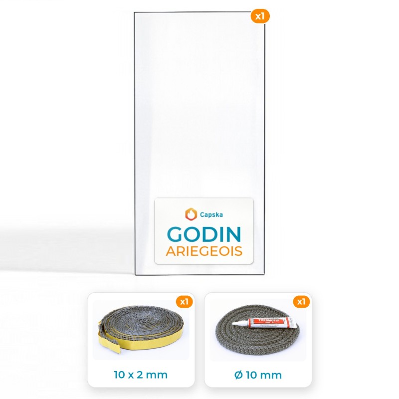 GODIN ARIEGEOIS - Paket: Glas + Dichtung