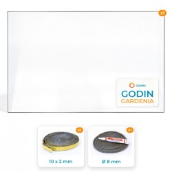 Godin GARDENIA - Pack Vitre Rectangle + Joints