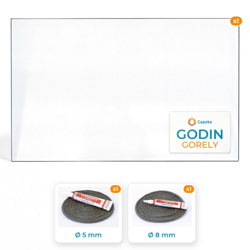 Vetro Godin GORELY - Resistente fino a 800°C