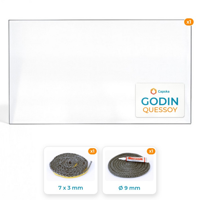 Vetro Godin QUESSOY - Resistente fino a 800°C