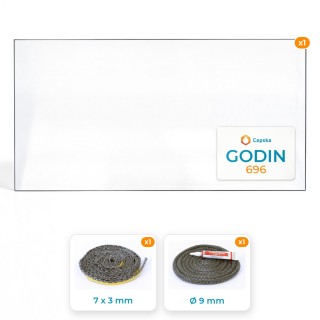 Godin 696 (Side Glass) - Rectangular Panel Pack