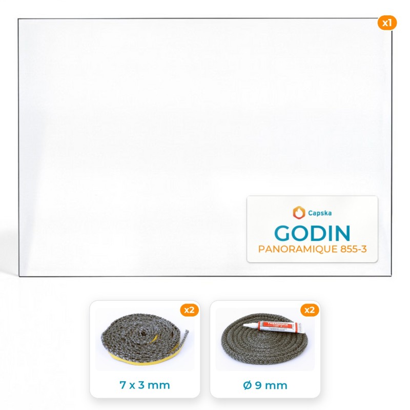Godin Panoramique 855-3 set Glas und Dichtung kaufen - Capska