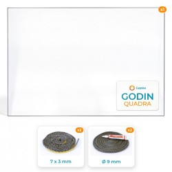 GODIN QUADRA - Paket : Glas + Dichtung