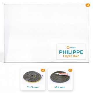 Vetro Philippe FOYER 842 - Resistente al calore fino a 800°C