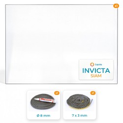 Invicta SIAM 2018 (P617064) - Pack Vitre Rectangle + Joints