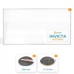 Invicta ASTANA - Pack Vitre Rectangle + Joints