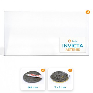 Pack Vitre Rectangle + Joints INVICTA ASTEMIS